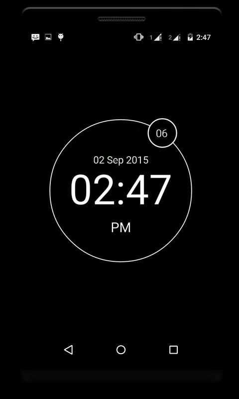 LED Minimal Clock LiveWP screenshot 2