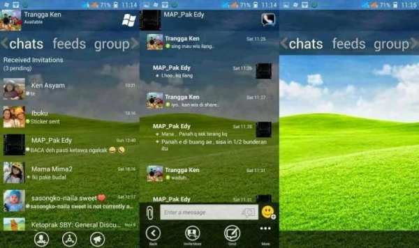 Full BBM Transparan screenshot 3