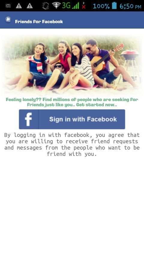 Friends for Facebook स्क्रीनशॉट 6