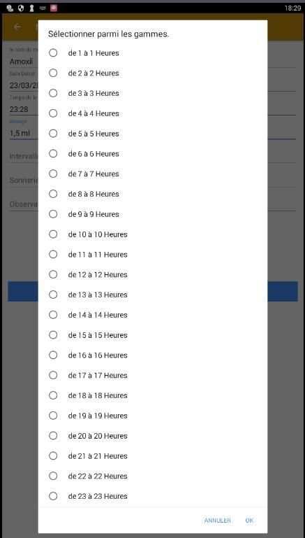 Médicament alert screenshot 4