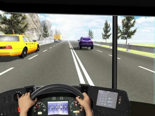 Racing In Bus - Traffic Racer screenshot 4