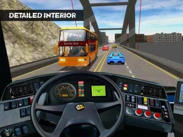 Tourist Bus Highway Driver Sim screenshot 4