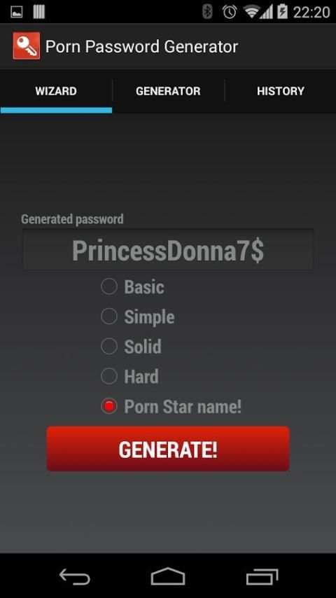 Porn Star Password Generator screenshot 8
