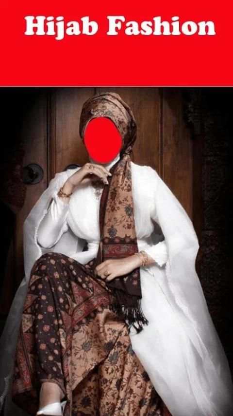 Hijab Fashion Photo Suit скриншот 5
