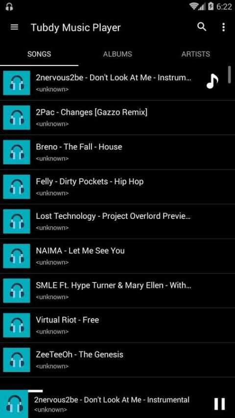 Tubdy Music Player 5 تصوير الشاشة