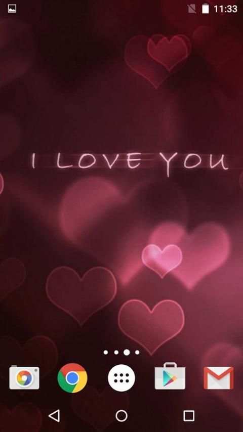 Hearts Live Wallpaper screenshot 3