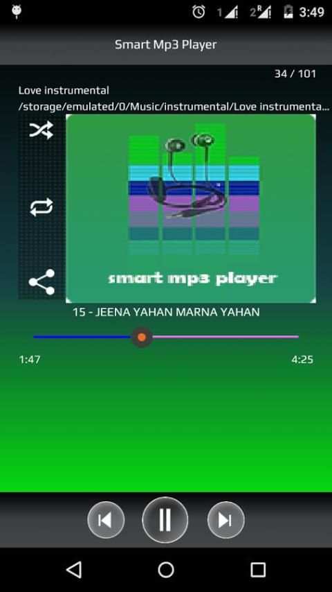 Smart Mp3 Player screenshot 1