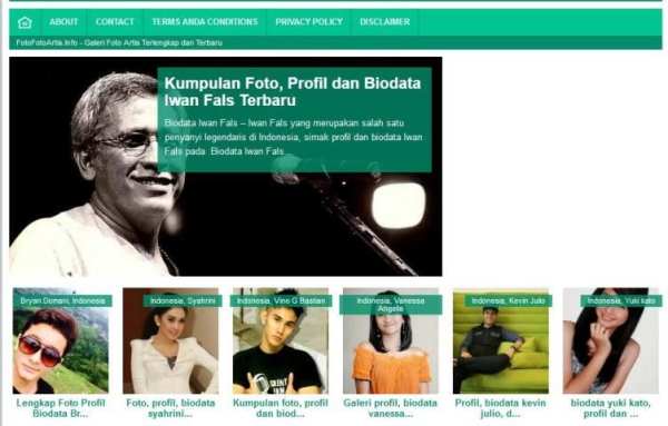 Foto Foto Artis screenshot 4