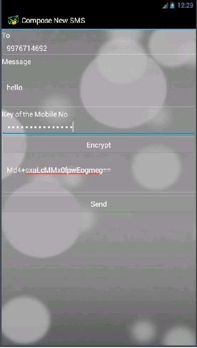 SMS Crypt screenshot 1