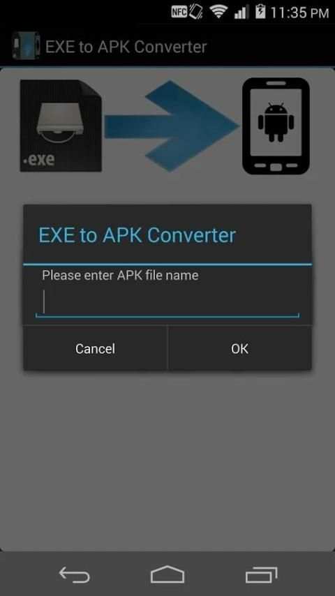 EXE to APK converter prank screenshot 9