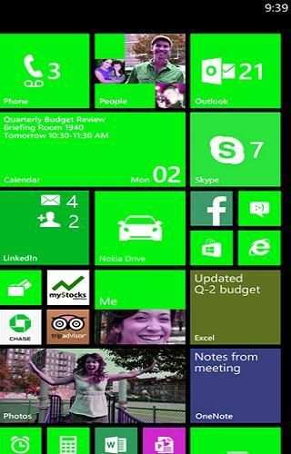 Lumia Launcher Tema screenshot 2