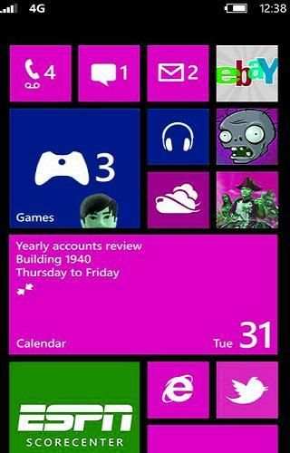 Lumia Launcher Tema screenshot 3
