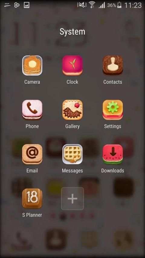 Delicious ZERO Launcher screenshot 1