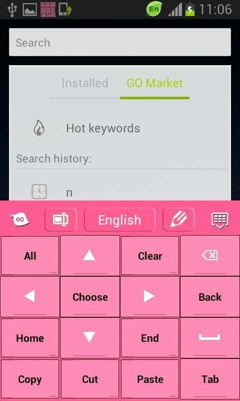 Keyboard Color Pink screenshot 2