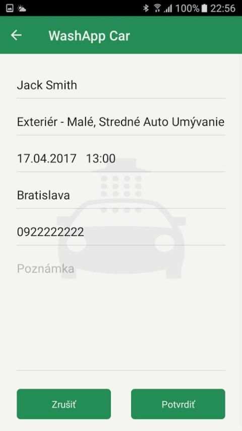 WashApp Car скриншот 2