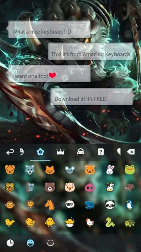 Rengar LoL Keyboard screenshot 3