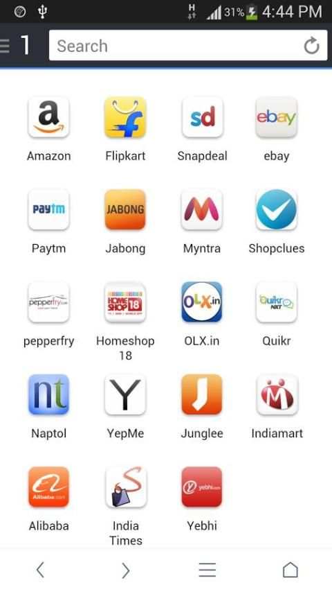 Mini Browser for android 7 تصوير الشاشة