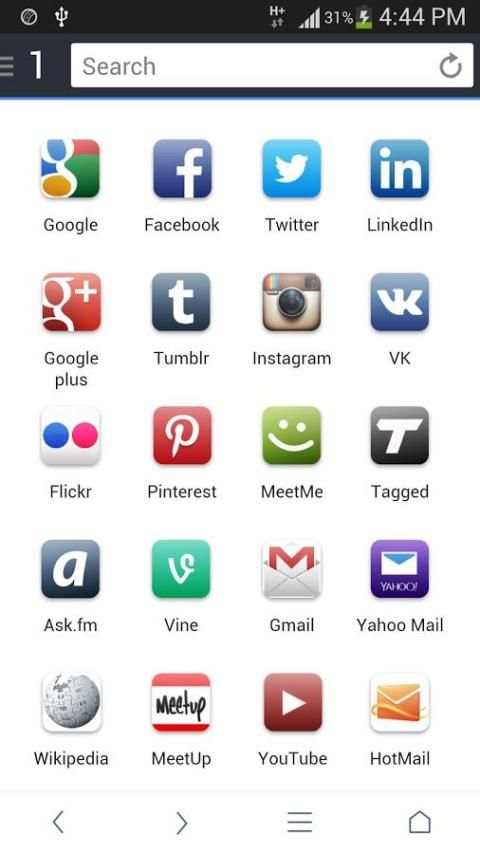 Mini Browser for android 8 تصوير الشاشة