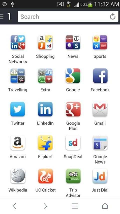 Mini Browser for android 1 تصوير الشاشة
