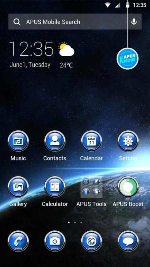 Celestial Body theme for APUS screenshot 3