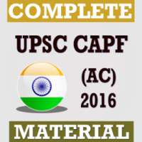 UPSC CAPF (AC) Exam 2016 on 9Apps