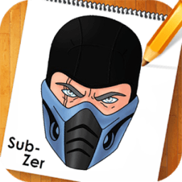 how to draw mortal أيقونة