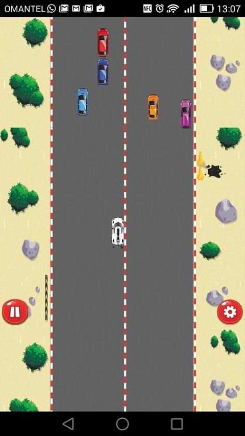 Racing in car स्क्रीनशॉट 4