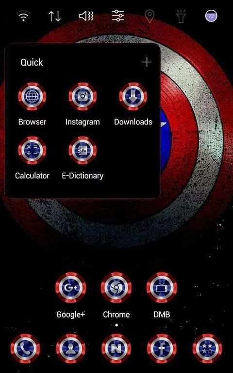 Captain Super Hero theme screenshot 2