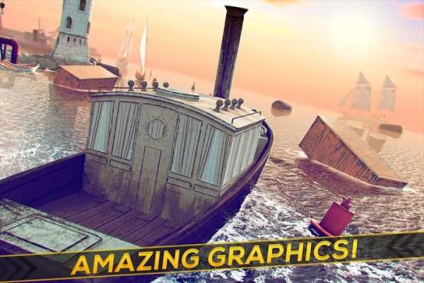 3D Boat Driving Games For Free स्क्रीनशॉट 10
