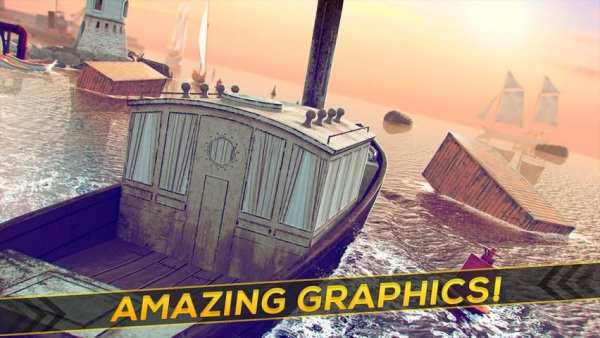 3D Boat Driving Games For Free स्क्रीनशॉट 2