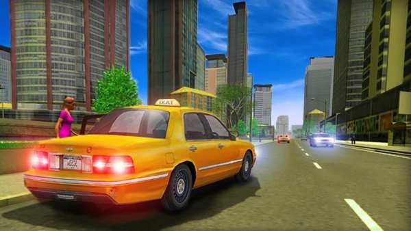 Real Taxi Driving 3D screenshot 1