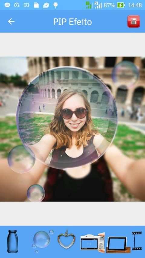 PIP Efeitos e Editor de Fotos скриншот 8