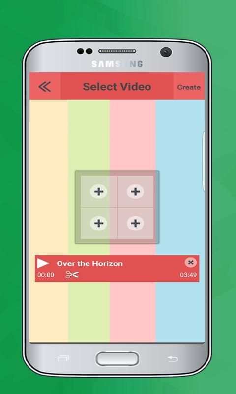Video Collage Maker With Music 1 تصوير الشاشة