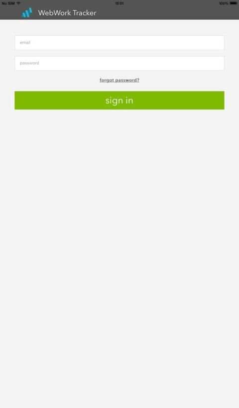 WebWork Time Tracker screenshot 1