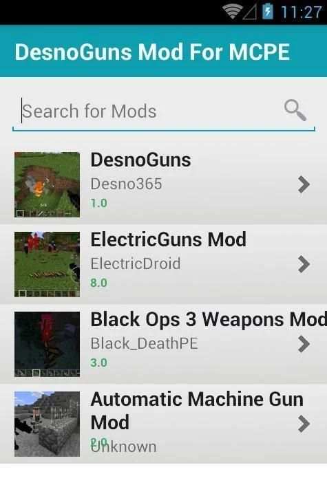 DesnoGuns Mod For MCPE screenshot 5