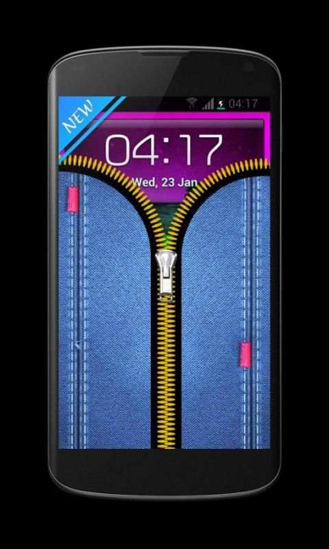 Zip Lock Theme Jean screenshot 2