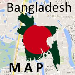 Bangladesh Dhaka Map