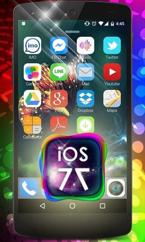 Launcher for iPhone 7 स्क्रीनशॉट 2