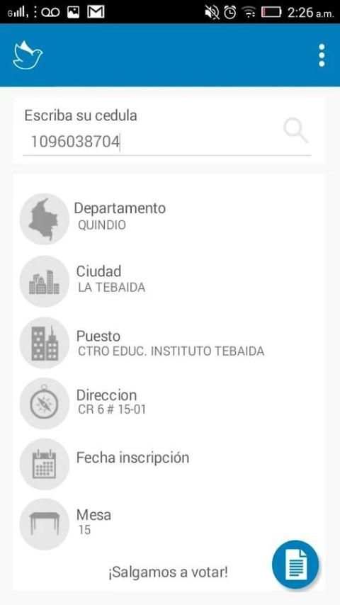 ¡Salgamos a votar! screenshot 2