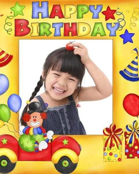 Happy Birthday Photo Frames 3 تصوير الشاشة