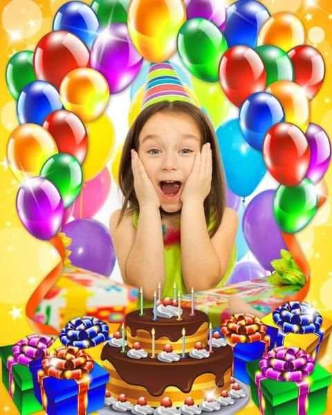 Happy Birthday Photo Frames 4 تصوير الشاشة