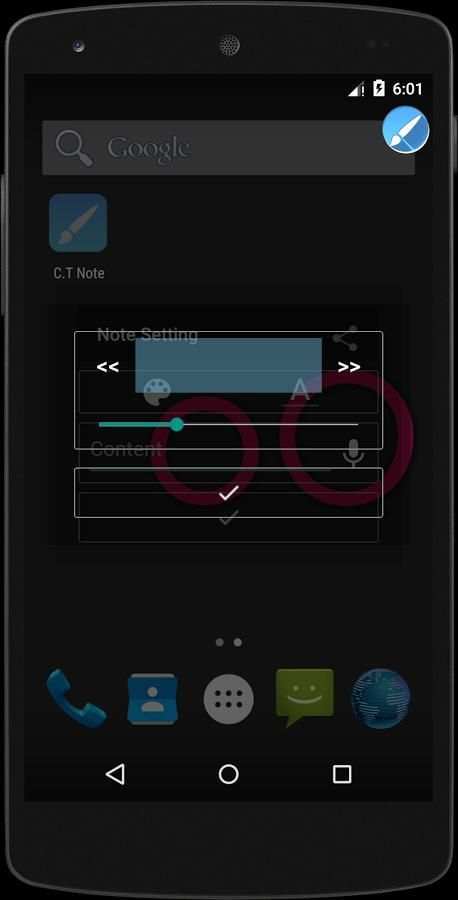 CT Note + Widget скриншот 1