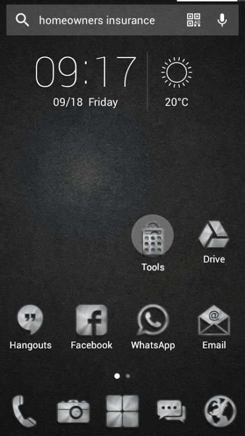 Heavy Metal SoloLauncher theme screenshot 2