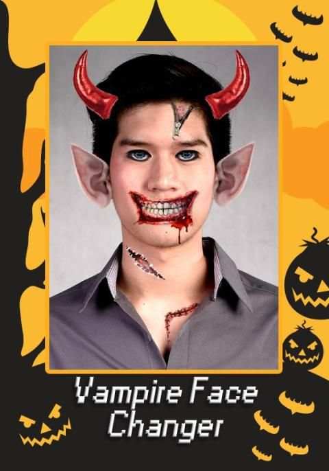 Vampire Face Halloween Makeup screenshot 2