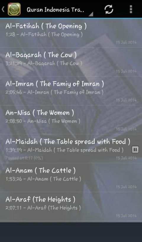 Quran Terjemahan Indonesia screenshot 4