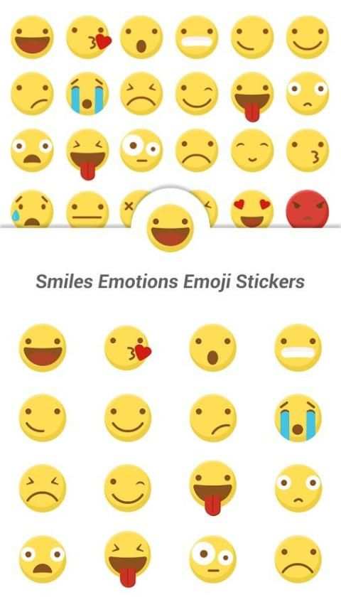Smiles Emotions Emoji Stickers 8 تصوير الشاشة