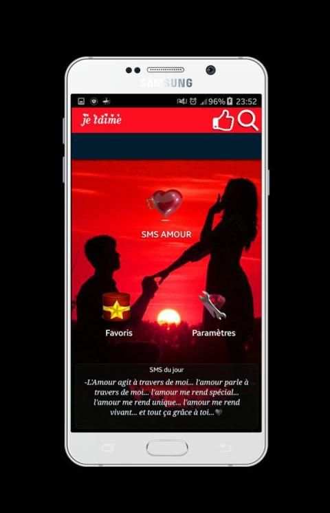SMS D'amour & Romantique screenshot 5
