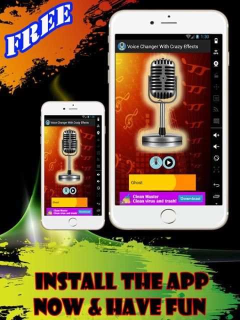 Voice Changer Crazy Effects 4 تصوير الشاشة