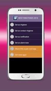 Best Ringtones 2015 screenshot 1