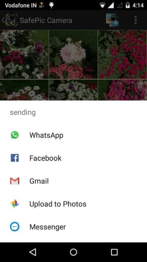 SafePic Camera स्क्रीनशॉट 1